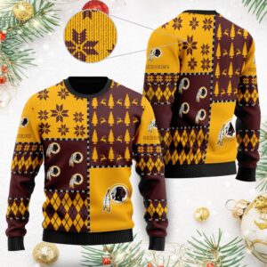 Washington Football Team 4 Ugly Christmas Sweaters Best Christmas Gift Ugly Christmas Sweater