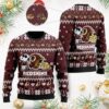 Washington Redskins Cute The Snoopy Show Football Helmet 3D All Over Print Ugly Christmas Sweater