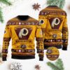 Washington Redskins Football Team Logo Personalized Ugly Christmas Sweater