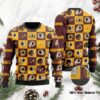 Washington Redskins Logo Checkered Flannel Design Ugly Christmas Sweater
