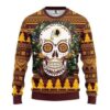 Washington Redskins Skull Flower For Unisex Ugly Christmas Sweater