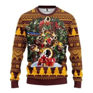Washington Redskins Tree Christmas For Fans Ugly Christmas Sweater