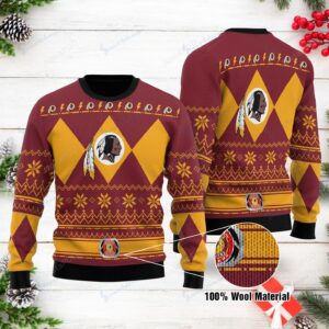 Washington Redskins Woolen Ugly Christmas Sweater