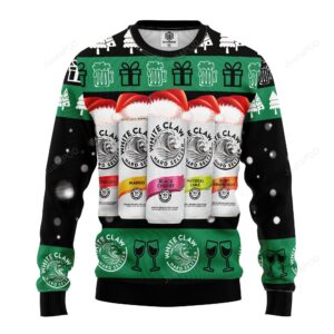 White Claw Beer Ugly Christmas Sweater