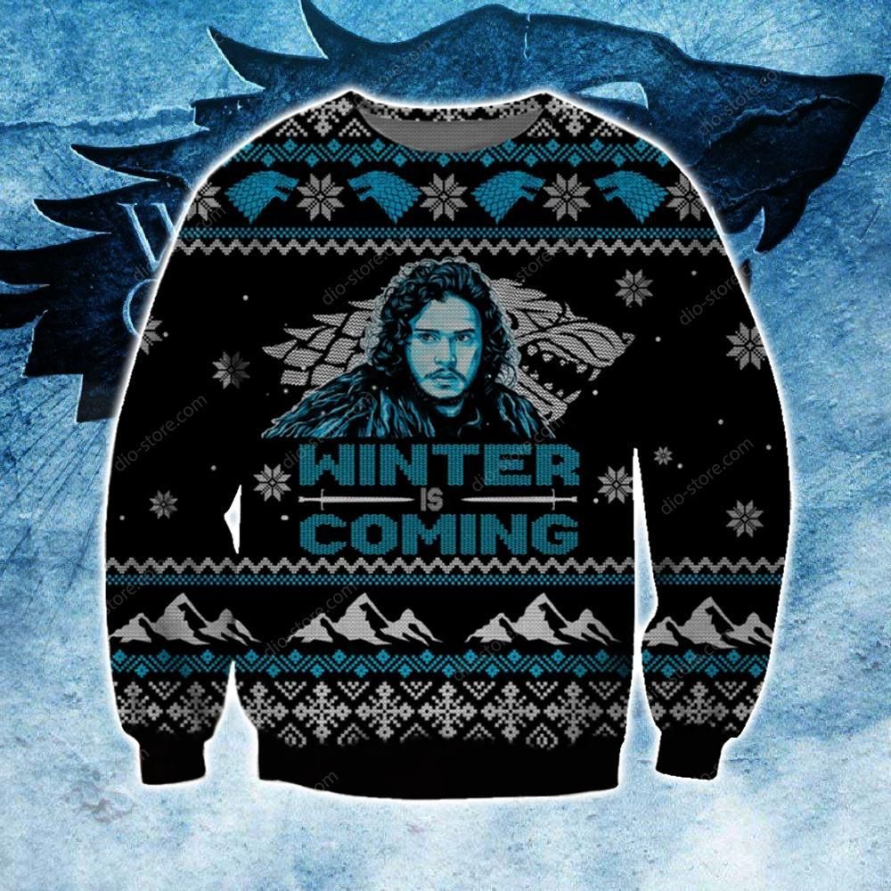 Winter Is Coming Knitting Pattern For Unisex Ugly Christmas Sweater Winter Is Coming Knitting Pattern For Unisex Ugly Christmas Sweater