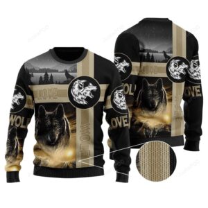 Wolf Ugly Christmas Sweater