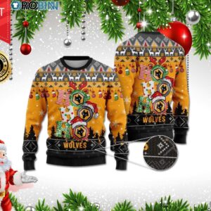 Wolves Ho Ho Ho Ugly Christmas Sweater