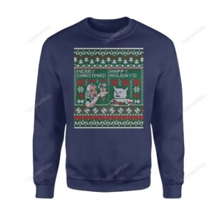 Woman Yelling At Cat Meme Ugly Christmas Sweater