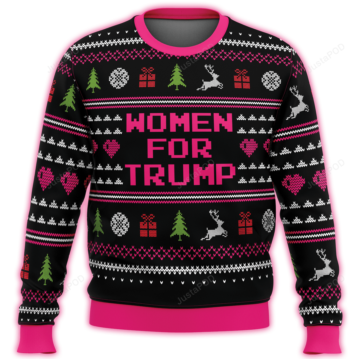 Women For Trump Premium Ugly Sweater Women For Trump Premium Ugly Sweater
