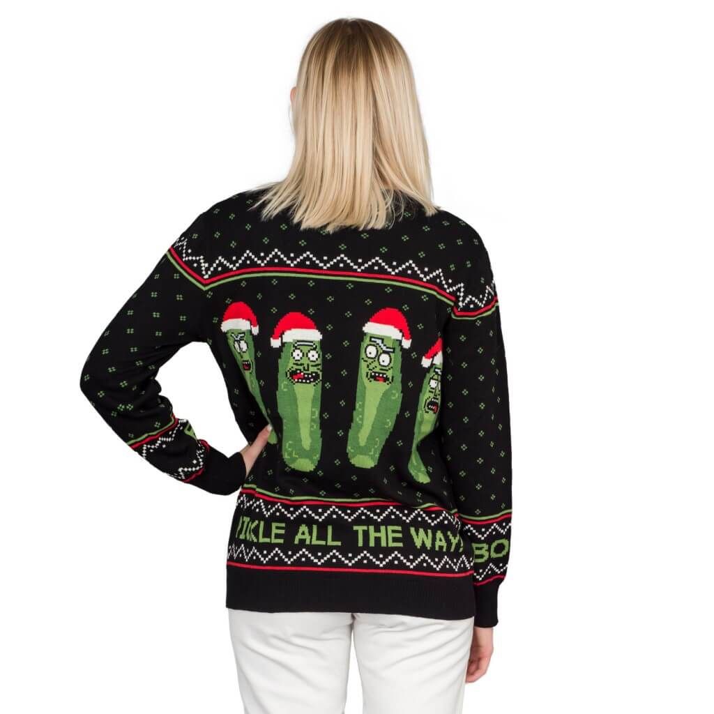 Women’s Rick and Morty Boom Ugly Christmas Sweater Women’s Rick and Morty Boom Ugly Christmas Sweater