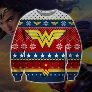 Wonder Woman Knitting 3D All Over Print Christmas Sweater