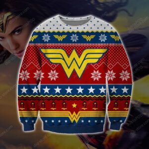 Wonder Woman Knitting Pattern Ugly Christmas Sweater