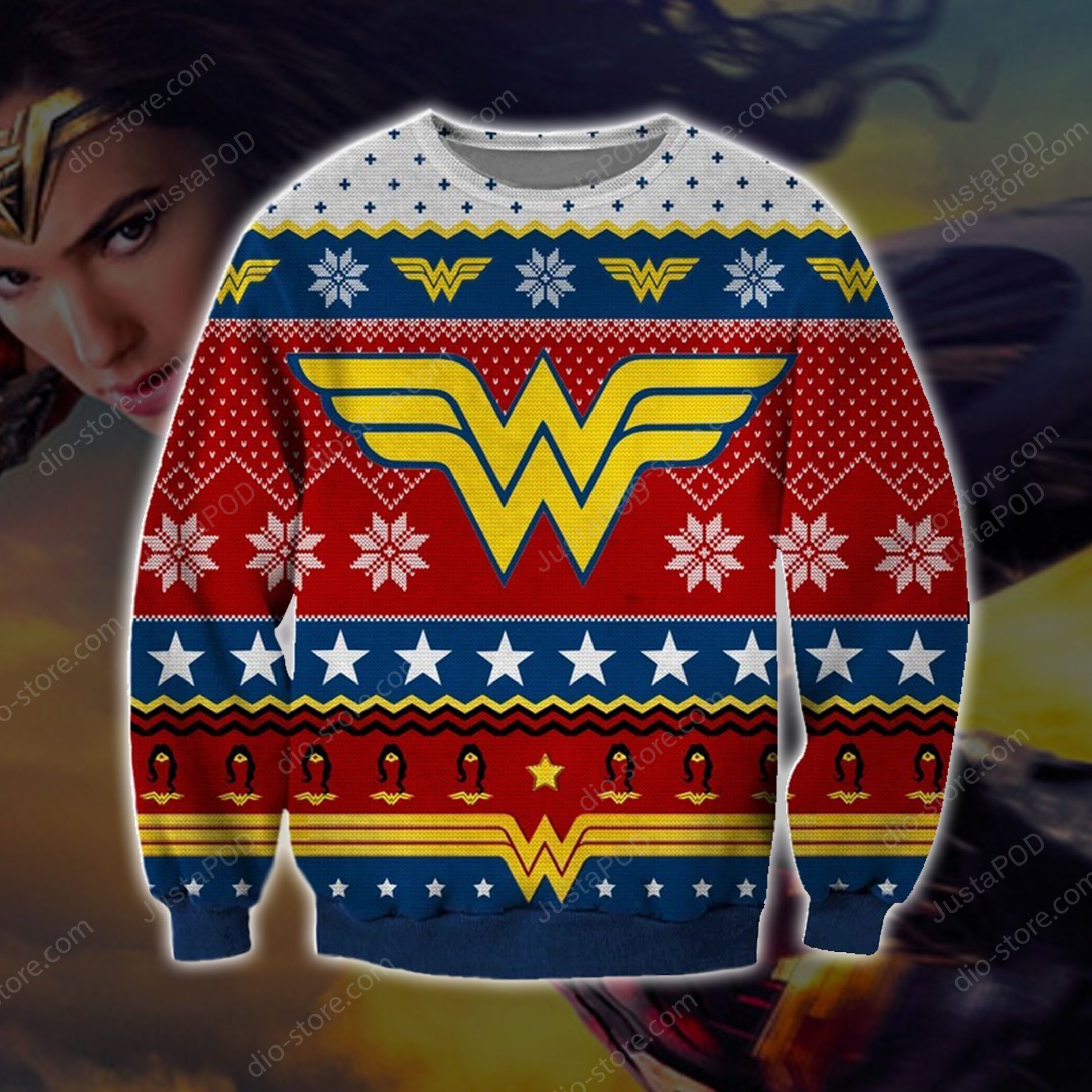 Wonder Woman Knitting Pattern Ugly Christmas Sweater Wonder Woman Knitting Pattern Ugly Christmas Sweater