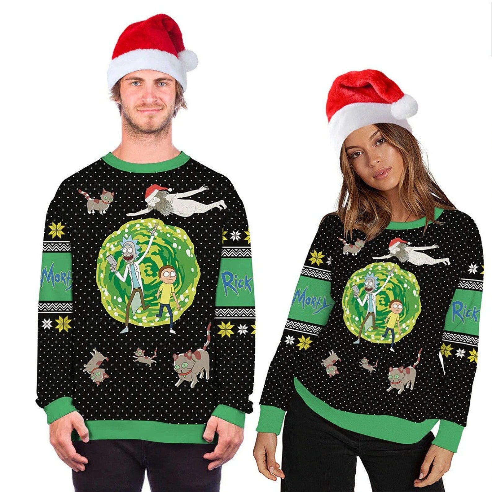 Woolen Sweater Rick And Morty Ugly Christmas Sweater Woolen Sweater Rick And Morty Ugly Christmas Sweater
