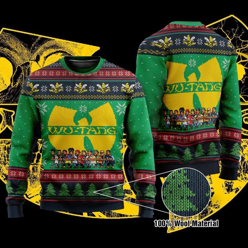 Wu-tang Clans Ugly Christmas Sweater Wu-tang Clans Ugly Christmas Sweater
