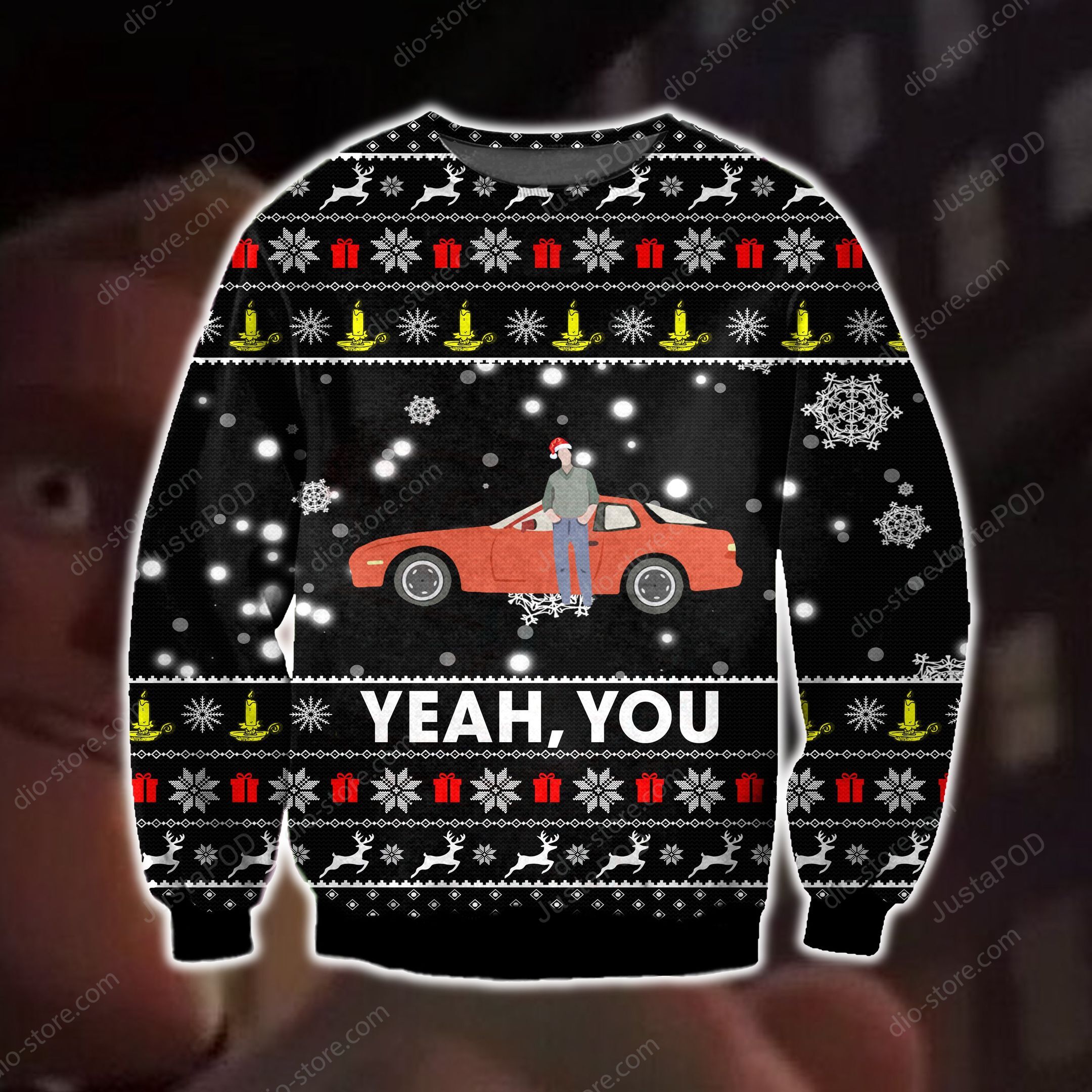 Yeah You Sixteen Candles Knitting Pattern For Unisex Ugly Christmas Sweater Yeah You Sixteen Candles Knitting Pattern For Unisex Ugly Christmas Sweater