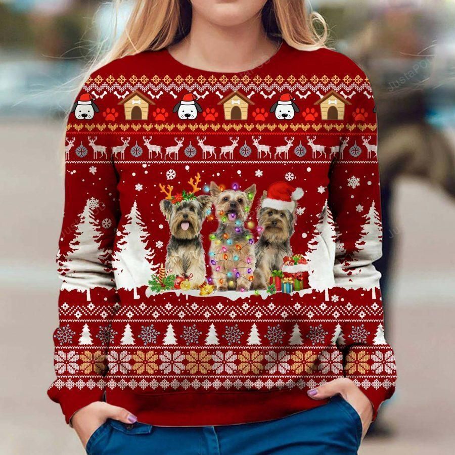 Yorkshire Terrier Xmas Ugly Christmas Sweater Yorkshire Terrier Xmas Ugly Christmas Sweater