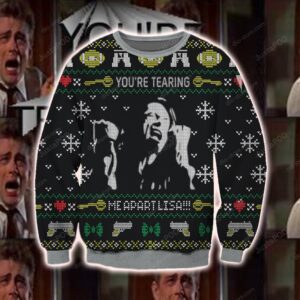 You’re Tearing Me Apart Lisa Knitting Pattern For Unisex Ugly Christmas Sweater