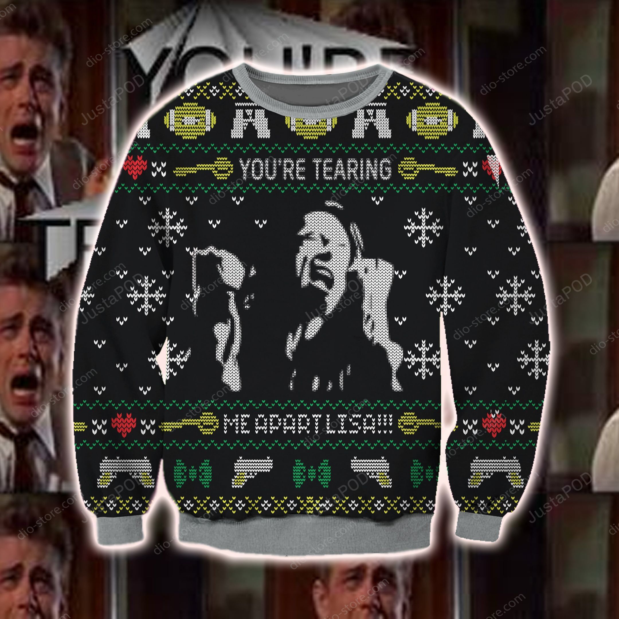 You’re Tearing Me Apart Lisa Knitting Pattern For Unisex Ugly Christmas Sweater You’re Tearing Me Apart Lisa Knitting Pattern For Unisex Ugly Christmas Sweater