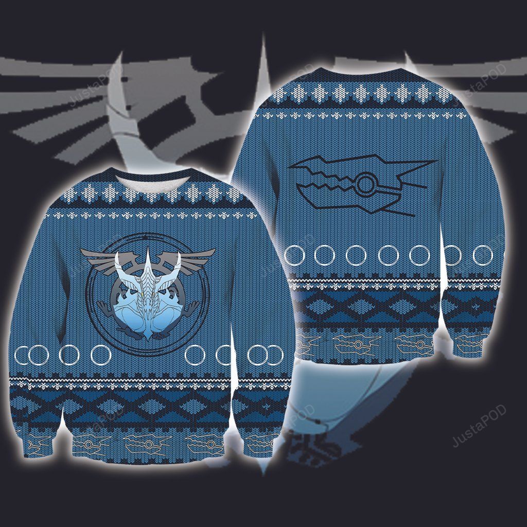 Yu-gi-oh Stardust Dragon Knitting Ugly Sweater Yu-gi-oh Stardust Dragon Knitting Ugly Sweater